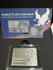 EAGLE FLAG COIN BAR 2oz.999 SILVER
