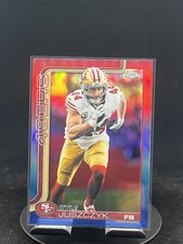 Topps Chrome #270 Kyle Juszczyk Red White Blue Refractor