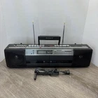 Sony CFS-W501 Soundrider AM FM Radio Dual Cassette Player Tested Working