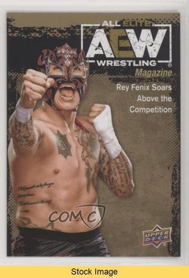 2021 Upper Deck AEW All Elite Wrestling Magazine Gold Rey Fenix #99 READ 0s9c