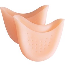 DANCEYOU Dance Toe Pads Gel Covers Ballet Pointe One Size, Medium-peach
