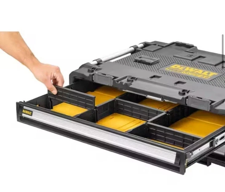 DEWALT TOUGHSYSTEM 2.0 DXL 30 in. 2-DRAWER BOX HEAVY DUTY LOCKABLE TOOL STORAGE - Image 3 of 4
