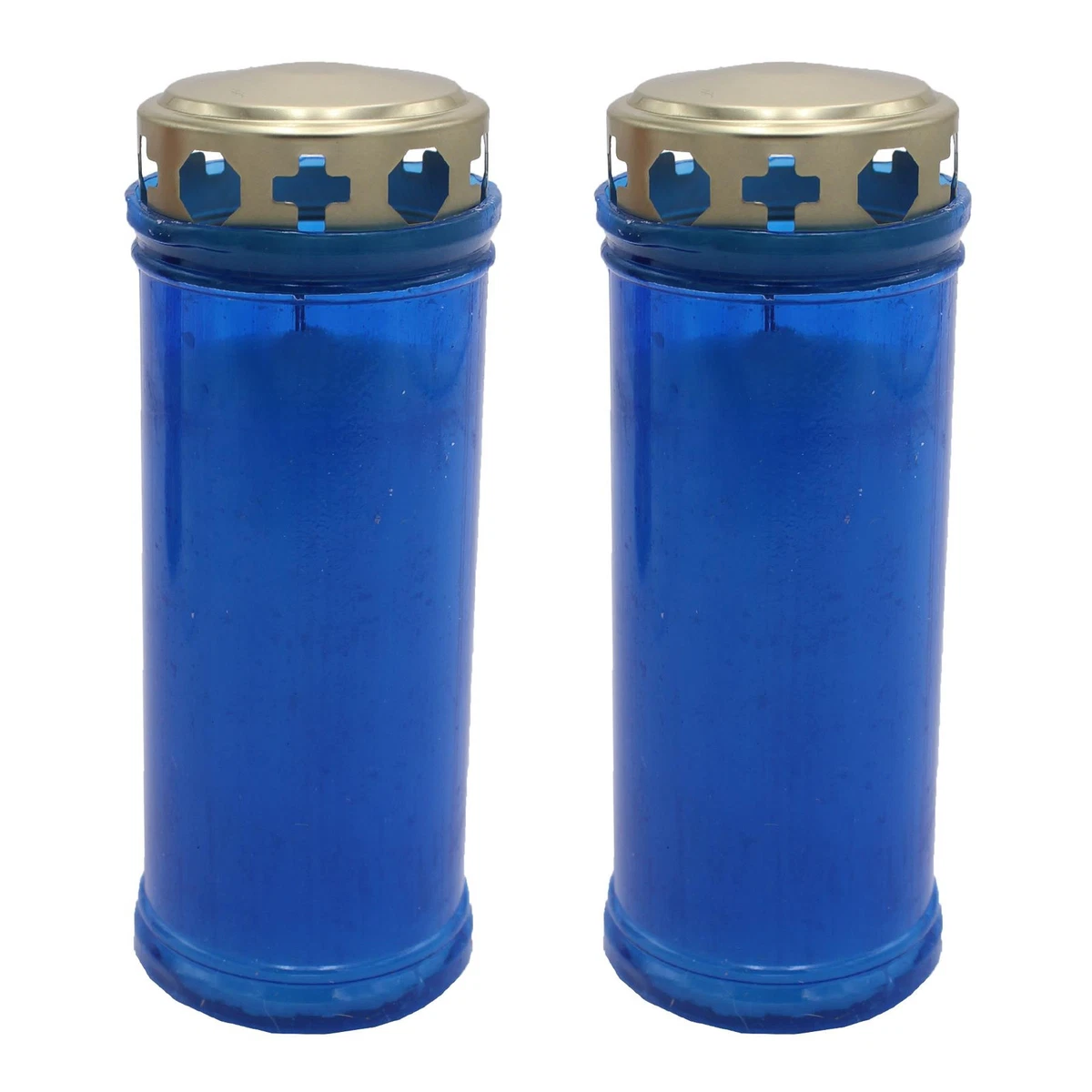 Set Di 4 Portacandele In Vetro Turchese Stile Retrò - Altezza 7,5 Cm - Lanterne Decorative Per Tavolo, Senza Candele