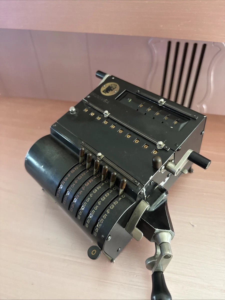 電動機械式計算機 CONTEX20 8-Digit Pocket Calculator with Rubber