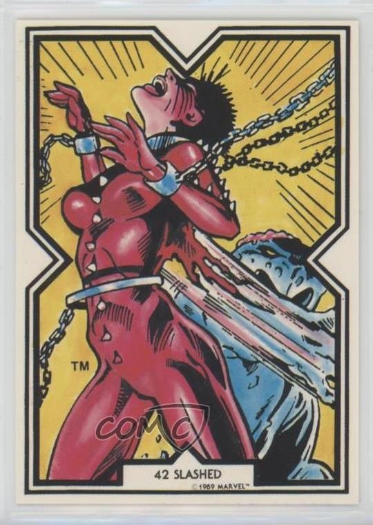 1989 Comic Images Excalibur Slashed #42 d8k