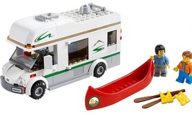 LEGO CITY 60057 Camper Van RETIRED 100% Complete Set RV Canoe Family Camping