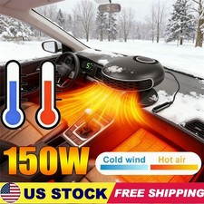 150W Heater Portable Heating Cooling Fan Defroster Demister for Car Truck 12V