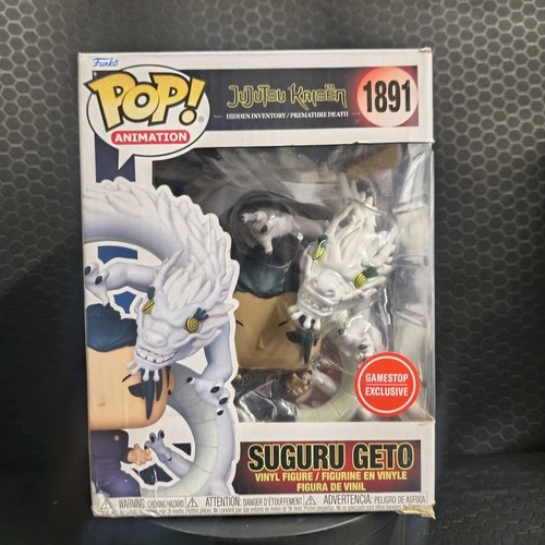 Funko POP #1891 Jujutsu Kaisen Suguru Geto w/ Spirit Dragon GameStop Damaged Box