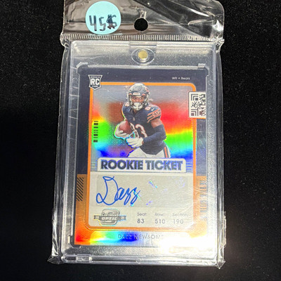 Panini 2021 Contenders Optic Dazz Newsome Rookie Ticket Auto /50 #189