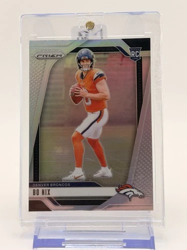 2024 Prizm Bo Nix Silver Rookie #309 Denver Broncos
