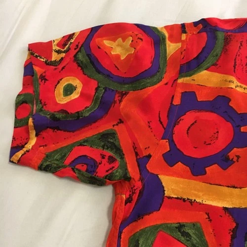 Vestopia Aloha Shirt Rayon 100% Size M Men's Fashion Top image 4