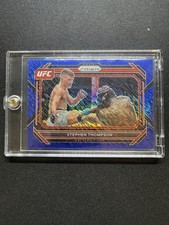 2023 Panini Prizm UFC Stephen Thompson #91 /10 Blue Shimmer
