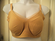 HONEYLOVE CROSSOVER WIRELESS SAND SMOOTHING SEAMLESS MAX SUPPORT BRA 3X  EUC