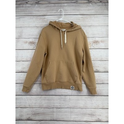 Outerknown Second Spin Organic Cotton Hoodie Sweatshirt Mens Medium Tan