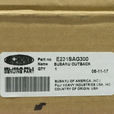 2008-2009 Subaru Outback Wagon Hood Deflector Bug Shield NEW E231SAG300 OEM