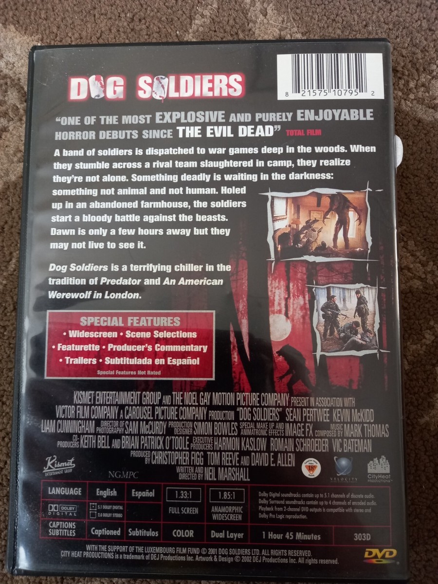 DOG SOLDIERS DVD REGION 1 NTSC USA IMPORT HORROR WEREWOLVES | eBay