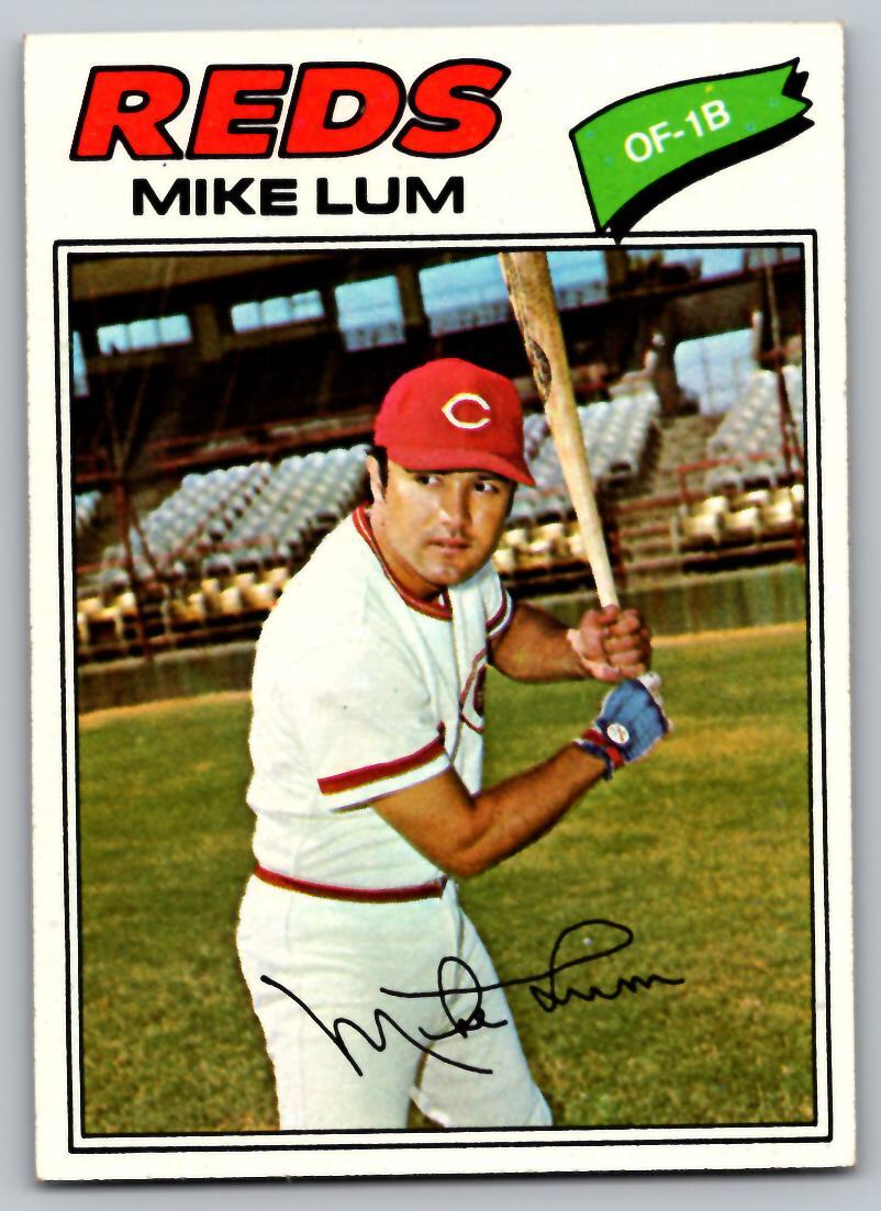 1977 Topps #601 Mike Lum     Cincinnati Reds