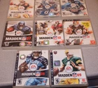 Lot of 8 Madden NFL 07, 08, 09, 10, 11, 12, 13, 25  Sony PS3 - Tested