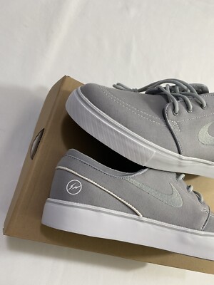 New Mens Size 9 Wolf Grey Nike Stefan Janoski Fragment  display picture 1