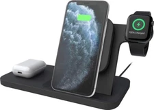 Logitech Powered 3 in 1 Qi Enabled Fast Wireless Charging Dock Station -Black