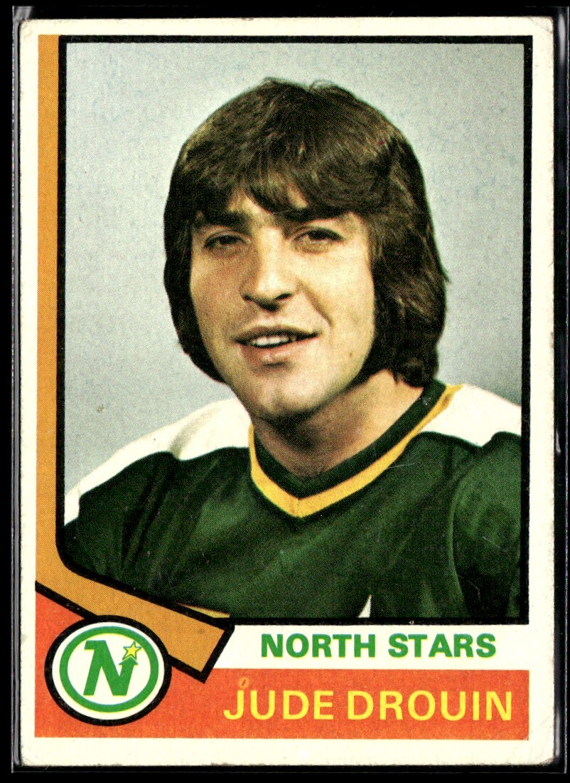 1974-75 Topps Jude Drouin Minnesota North Stars #255