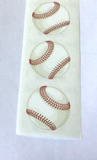 2 x 5" MRS GROSSMAN STICKERS:  BASEBALLS *