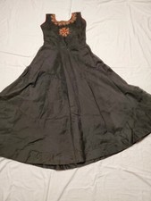 Black Indian long anarkali gown for women