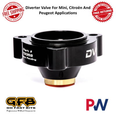 Go Fast Bits DV+ Performance Diverter Valve Black For Mini, Citroen And Peugeot