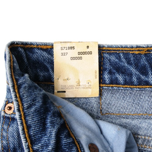 VINTAGE ORIGINAL LEVIS 550 JEANS 90s SIZE 13 JR. MADE IN USA DEADSTOCK WITH TAG - Picture 6 of 9