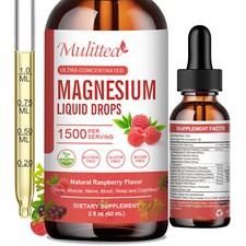 Magnesium Glycinate Liquid Drop High Potency Promotes Nerv Relief Sleep Support