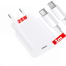 25W Schnellladegerät USB C Ladekabel für iP...