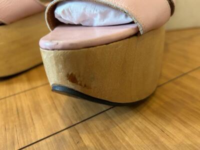 Vivienne Westwood Rocking Horse Slave Pink Strap Ladies Size 24cm