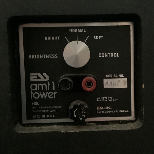 ESS AMT Heil AMT TOTL ESS AMT 1 Tower Speakers ~ Amazing! - Picture 7 of 7