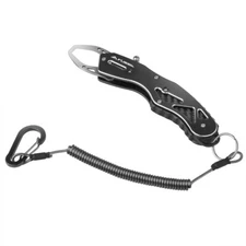 FLISSA 7"Fish Gripper, Stainless Steel Fish Lip Gripper w/Aluminium Alloy Handle