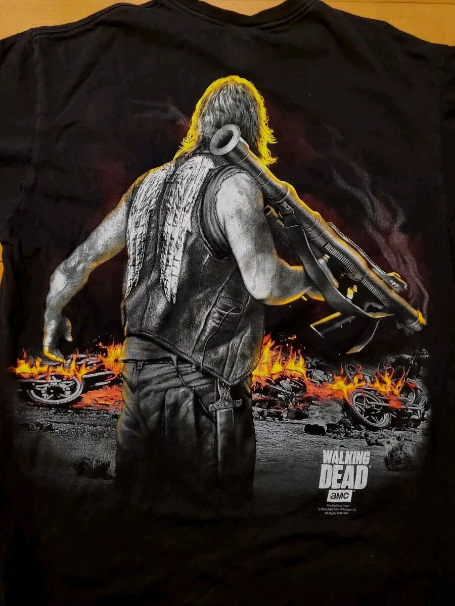 2016 The Walking Dead Daryl Dixon Double Sided Graphic T 2016 The Walking Dead Daryl Dixon Double Sided Graphic T