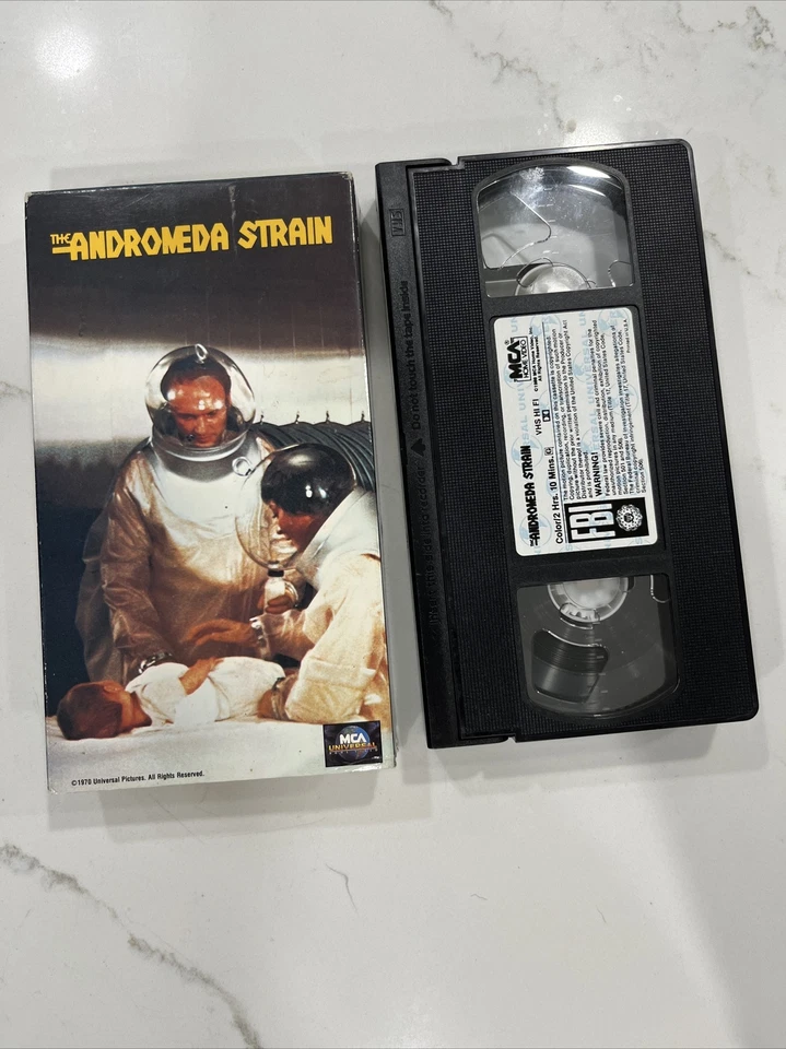 The Andromeda Strain (VHS 1990) Arthur Hill, David Wayne - Image 3 of 4