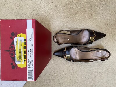 Vaneli women's shoes size 1/2 narrow camel jaghair