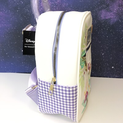 Her Universe Disney Alice in Wonderland Floral Gingham Mini Backpack Her Universe Disney ALICE IN WONDERLAND Floral Gingham Mini  main image 4