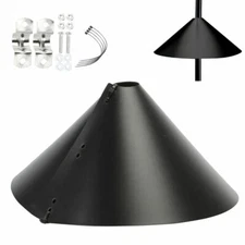 12/14/16 Inch Wrap Around Squirrel Baffle Bird Feeder Squirrel Proof Baffle Wrap