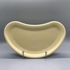 Fiesta Bistro Crescent Plate in Ivory | Fiestaware Kidney Tray Bone Dish Retired