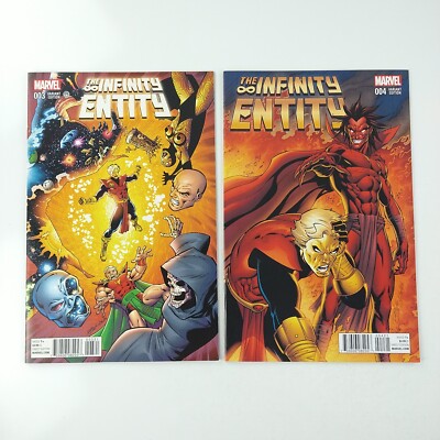The Infinity Entity #3 #4 Variant Edition Lot NM- (2016 Marvel Comics)