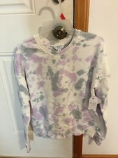 BRAND NEW WOMEN'S SIZE SMALL TIME AND TRU TIE-DYE SWEATSHIRT
