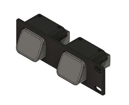 JetKVM 1HE Douille simple ou 2x rack - Support peu encombrant pour votre rack - Photo 6/10