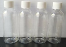 Plastic bottle 80ml/2.7oz with white cap,new, wholesale 130 pieces, 0.44 each