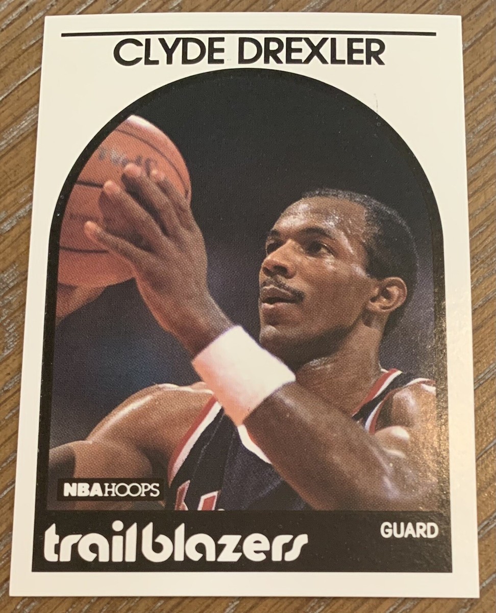 1989 NBA Hoops Trailblazers Guard Clyde Dexter Basketball Card