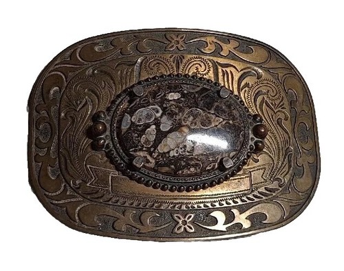 Boucle De Ceinture Western Vintage - Tall In The Saddle - Cavalier Cowboy