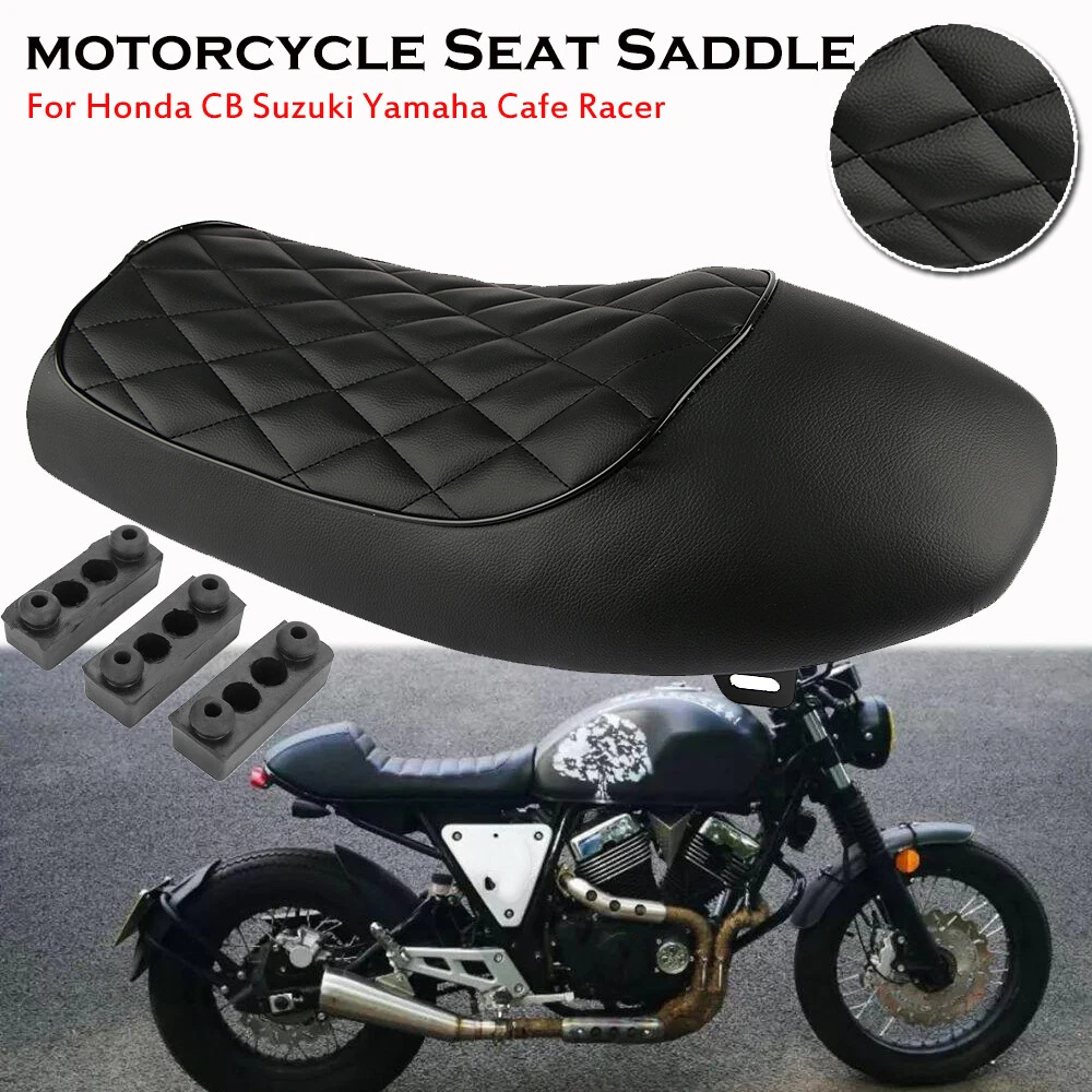 Motorcycle Seat Hump Vintage Saddle For Honda Suzuki Yamaha Cafe