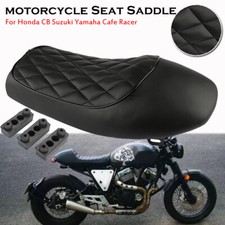 Motorcycle Seat Hump Vintage Saddle For Honda Suzuki Yamaha Cafe Racer Universal