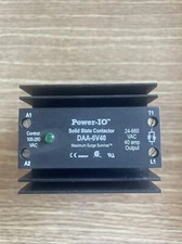 POWER-IO DDA-6V40 SOLID STATE CONTACTOR DIN RAIL MOUNT (FREE SHIPPING)