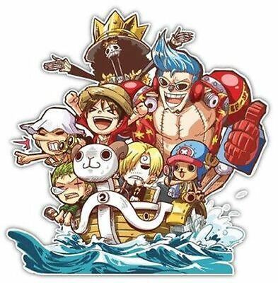 One Piece -- Luffy Chibi Anime Decal Sticker for Car/Truck/Laptop